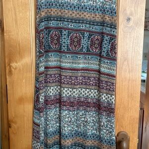 Bohemian Multicolor Maxi Skirt